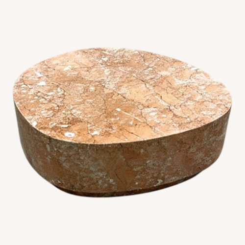 Used Lulu & Georgia Faas Round Marble Coffee Table for sale on AptDeco