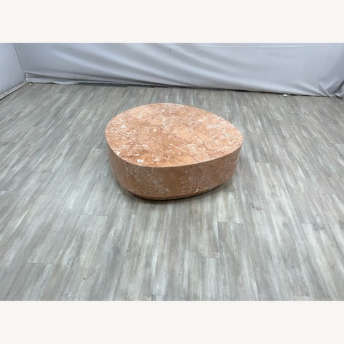 Used Lulu & Georgia Faas Round Marble Coffee Table for sale on AptDeco