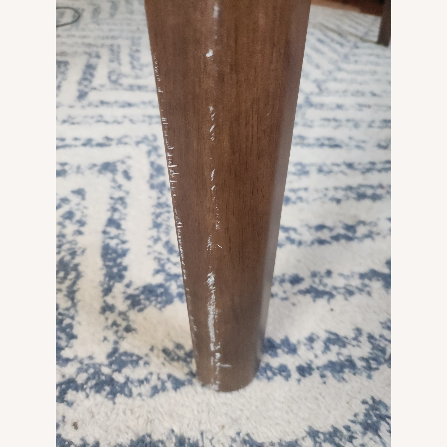 Amazon MCM Dark Brown Wood Dining Table - image-4