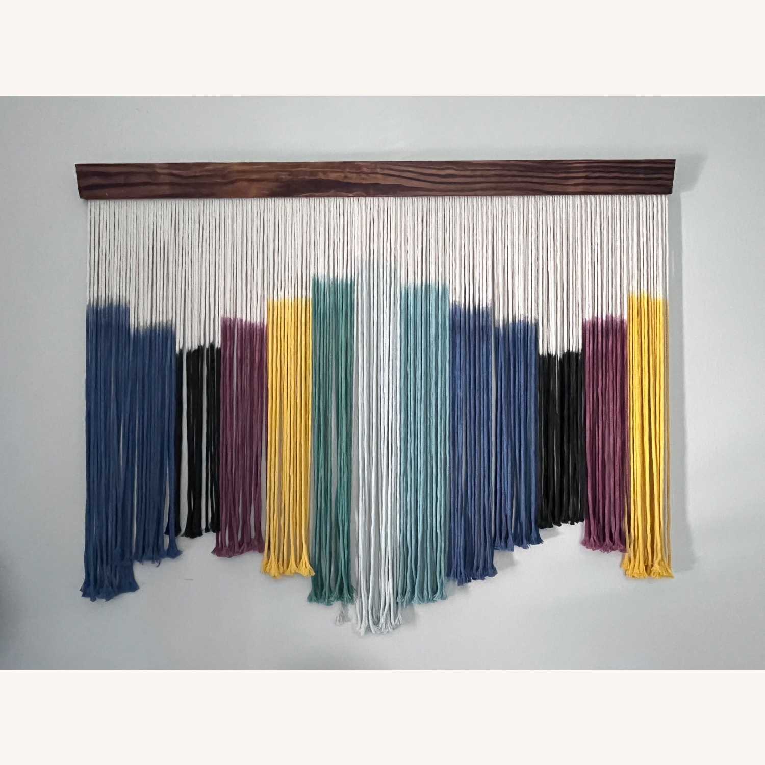Colorful Macrame Dip Dye Wall Tapestry - image-2