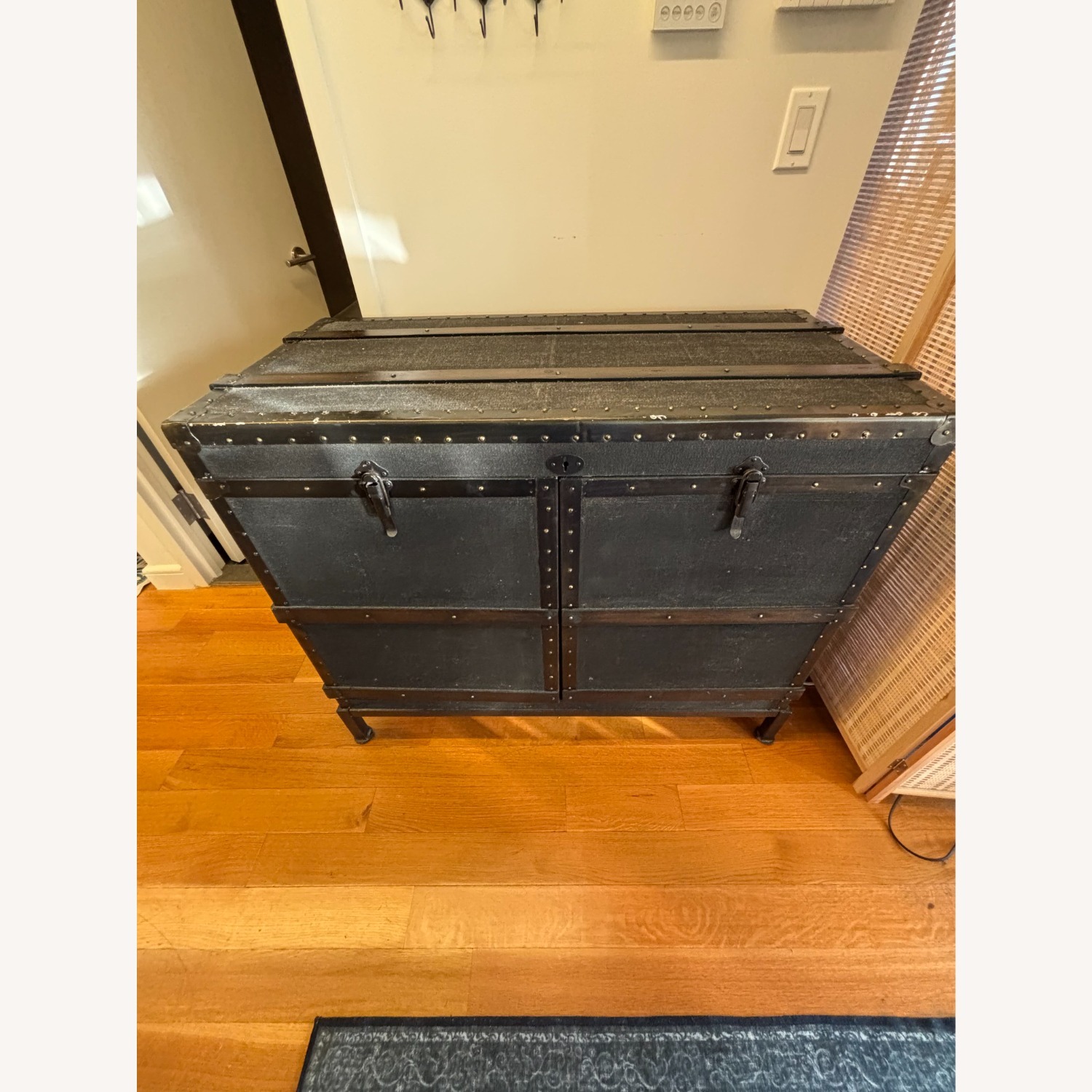 Pottery Barn Ludlow Trunk Bar Cabinet  - image-2