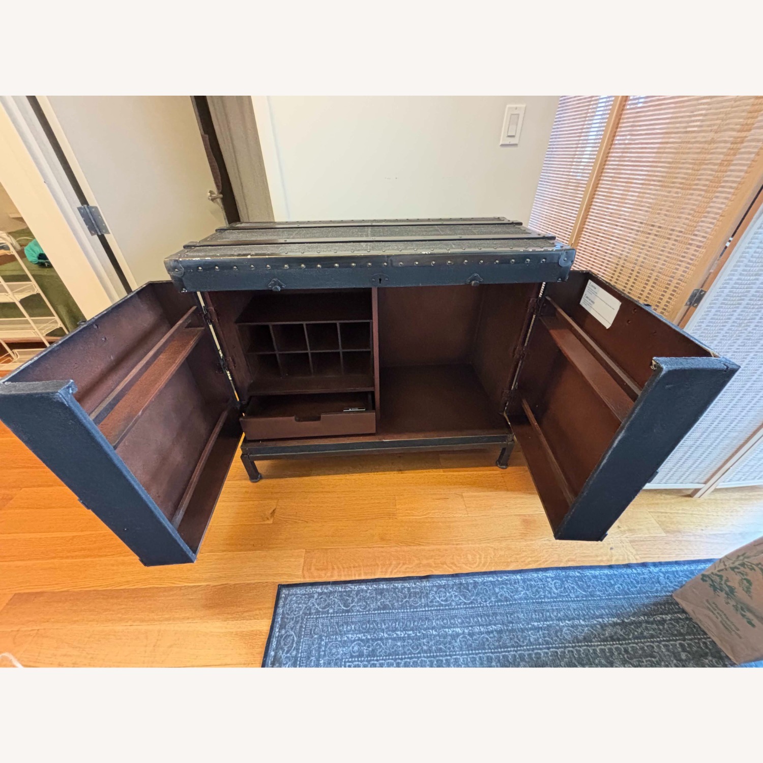 Pottery Barn Ludlow Trunk Bar Cabinet  - image-3