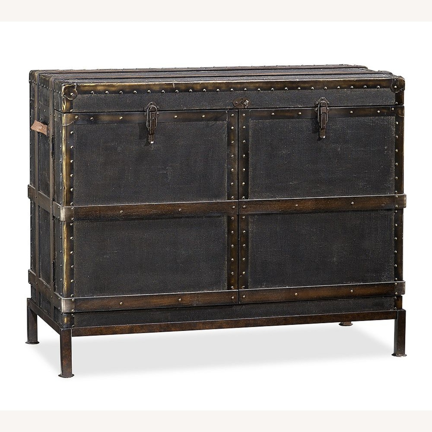 Pottery Barn Ludlow Trunk Bar Cabinet  - image-6