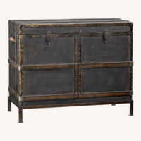 Pottery Barn Ludlow Trunk Bar Cabinet 