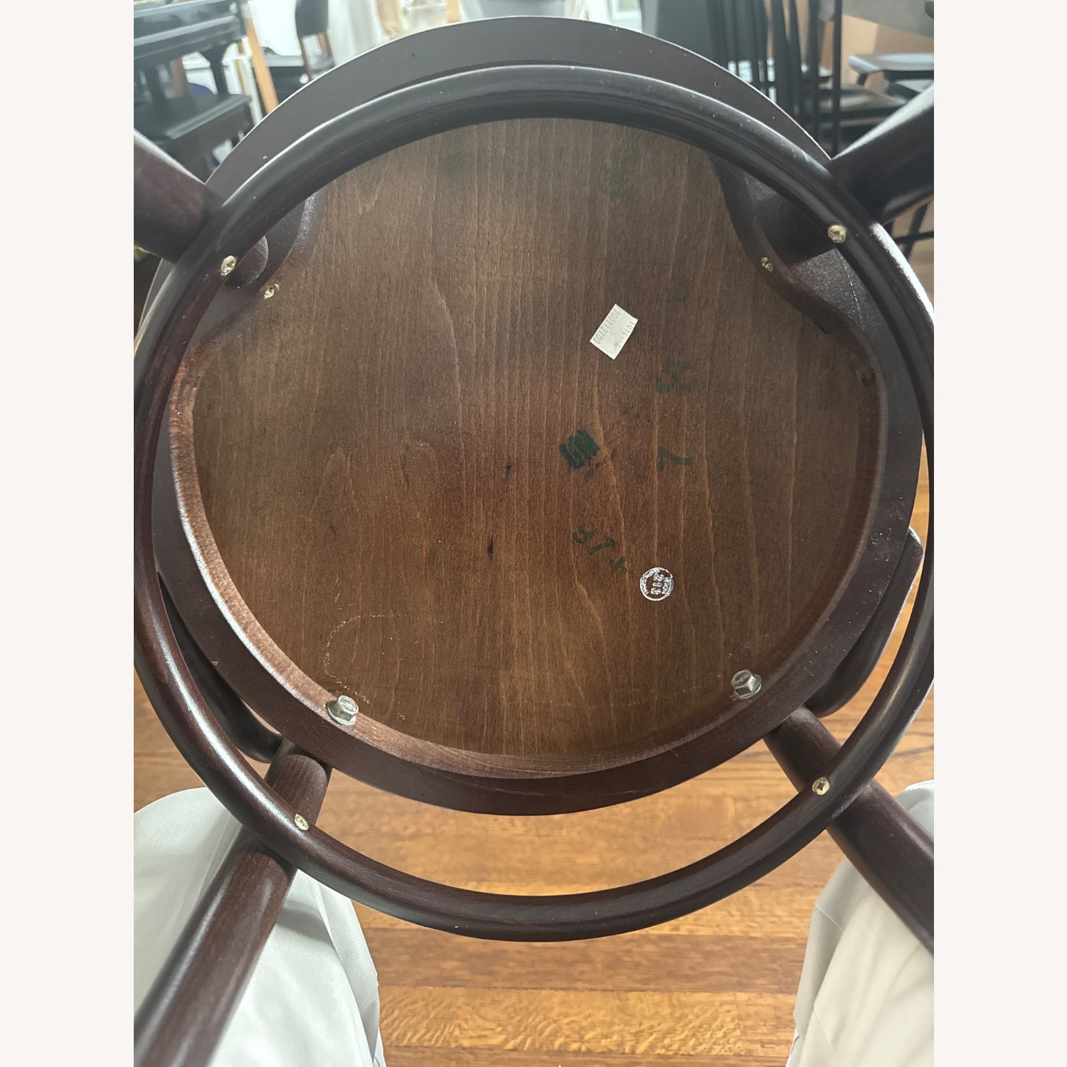 Design Within Reach Dark Brown Wood Dining Chair - image-11