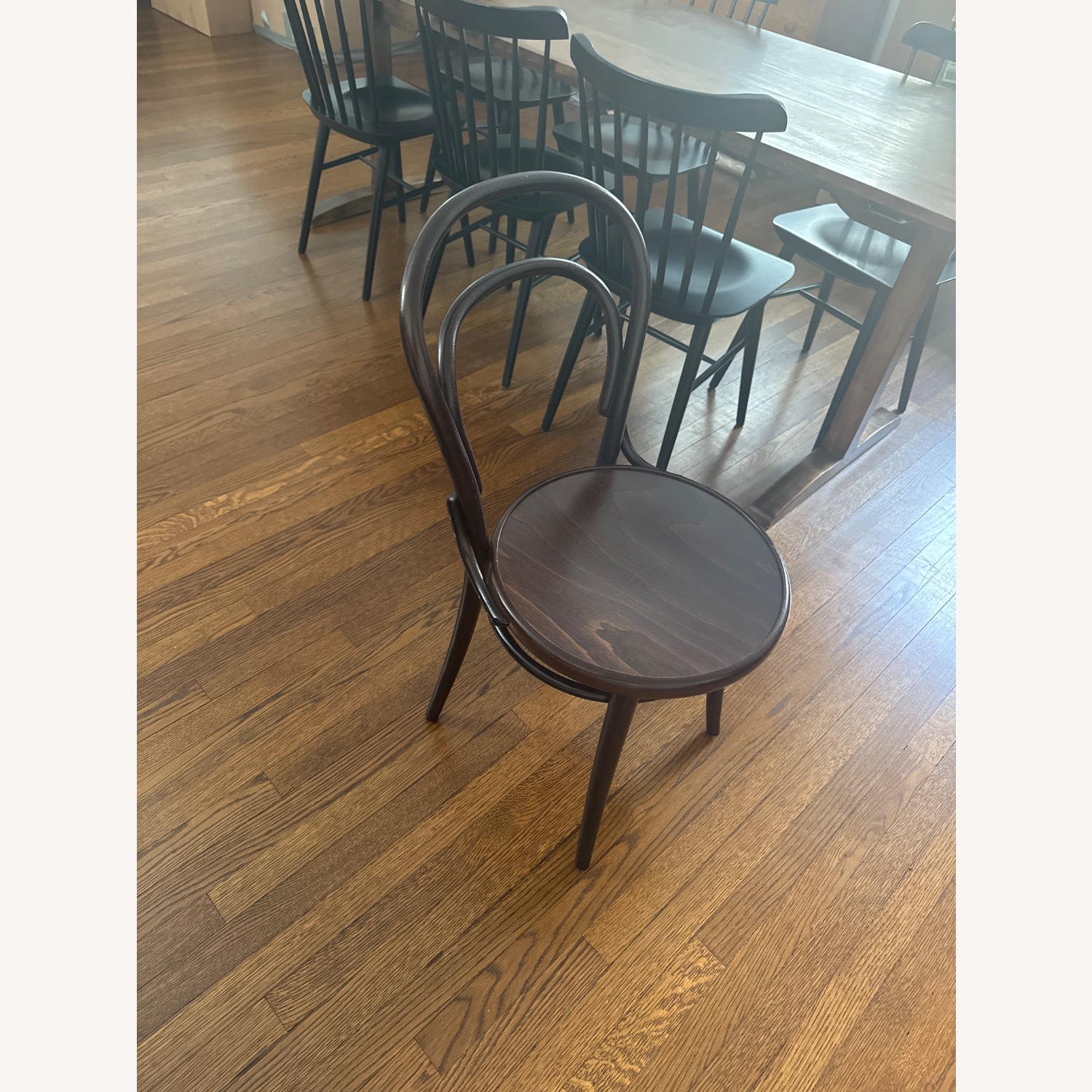 Design Within Reach Dark Brown Wood Dining Chair - image-3