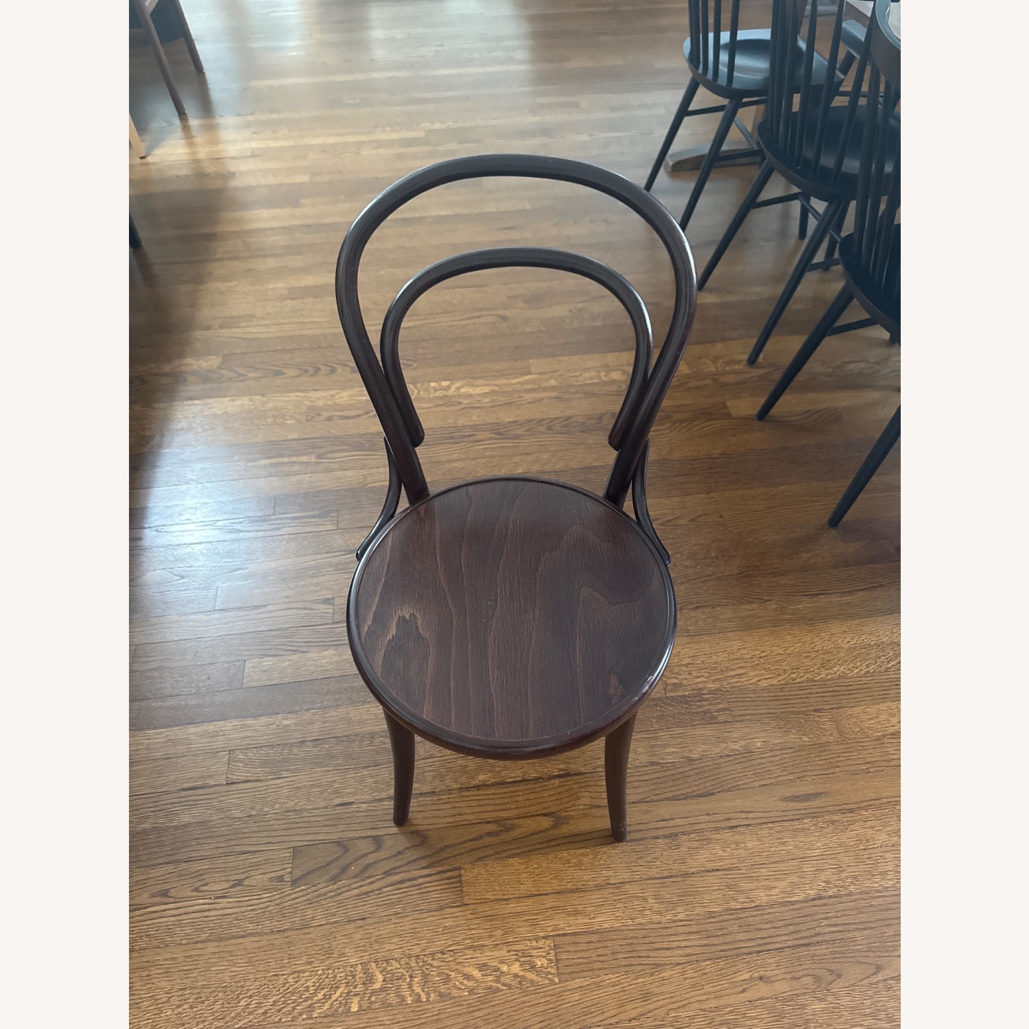 Design Within Reach Dark Brown Wood Dining Chair - image-1
