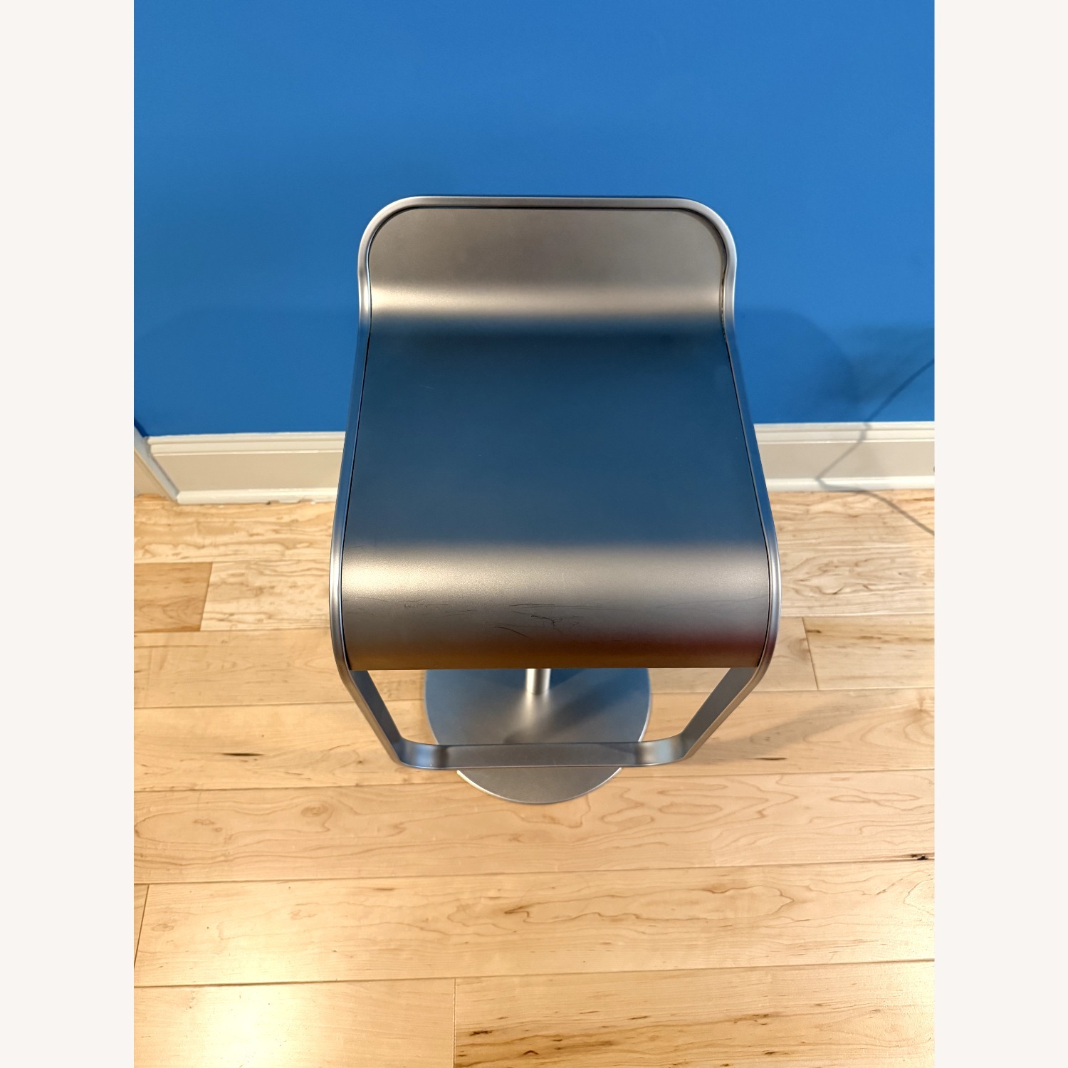 LaPalma Lem Piston Stool in Stainless Steel  - image-2