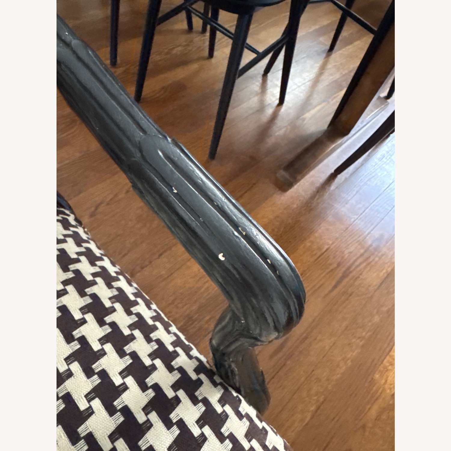 Vintage/Antique Black Armchair - image-7