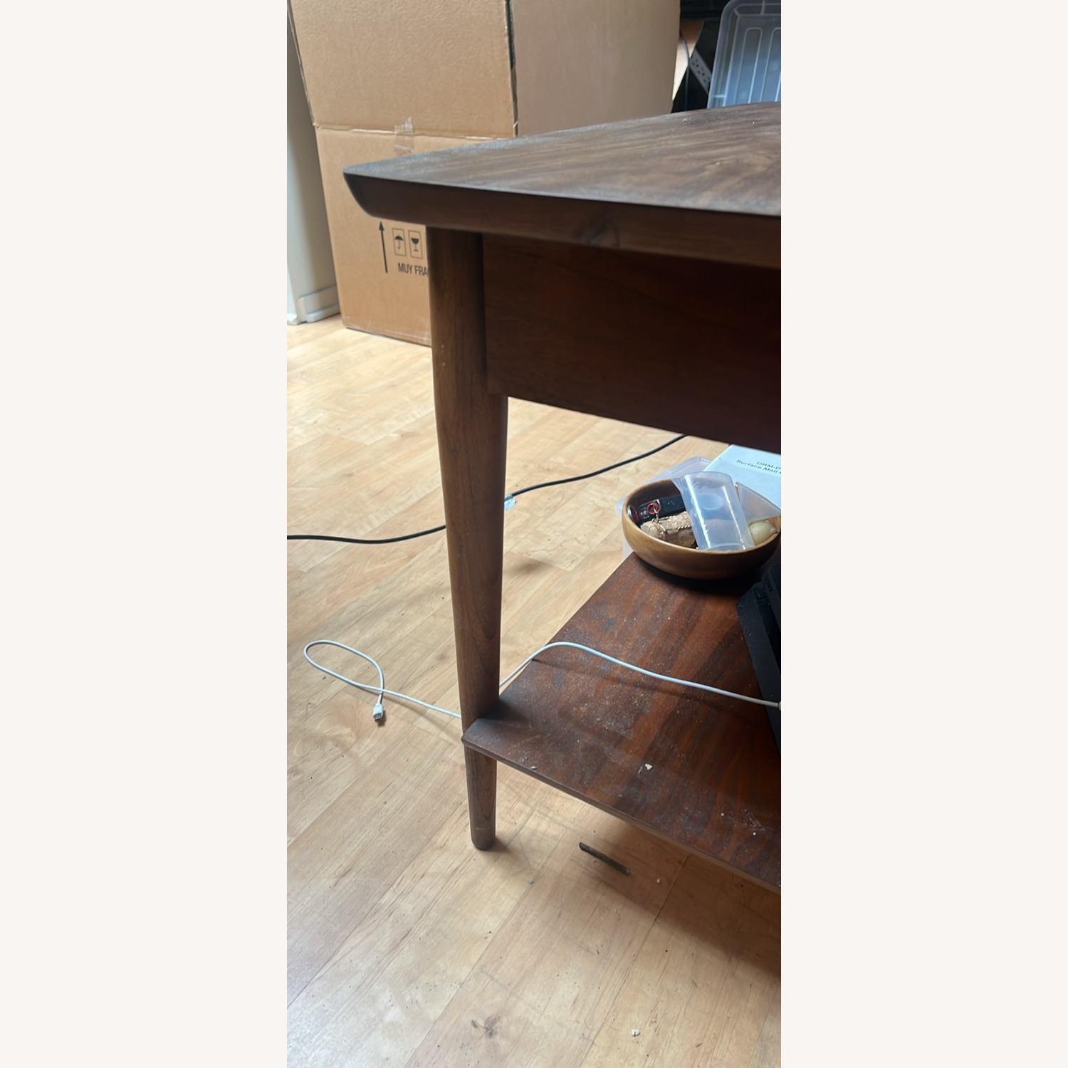 Lane Furniture Dark Brown Wood Coffee Table - image-4