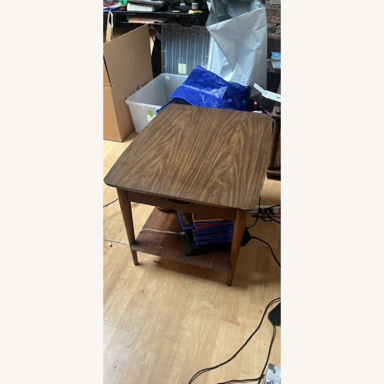 Lane Furniture Dark Brown Wood Coffee Table - image-2