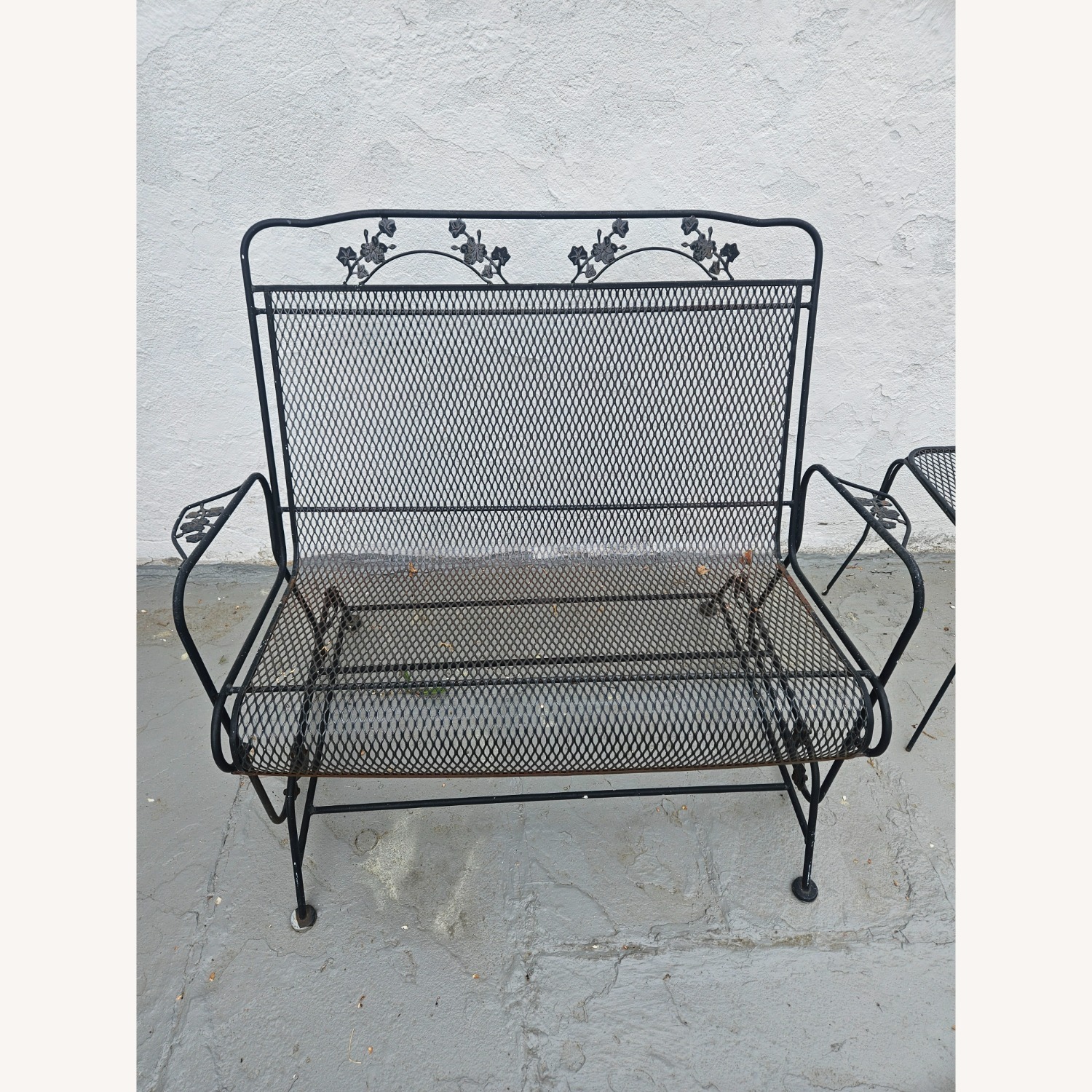 Metal Rocker with Side Table - image-3