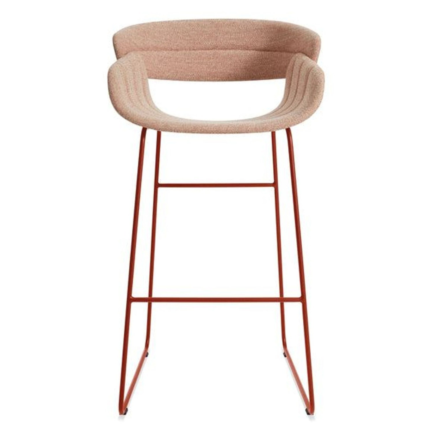 Blu Dot Racer Stool in Tait Tomato Fabric - image-1