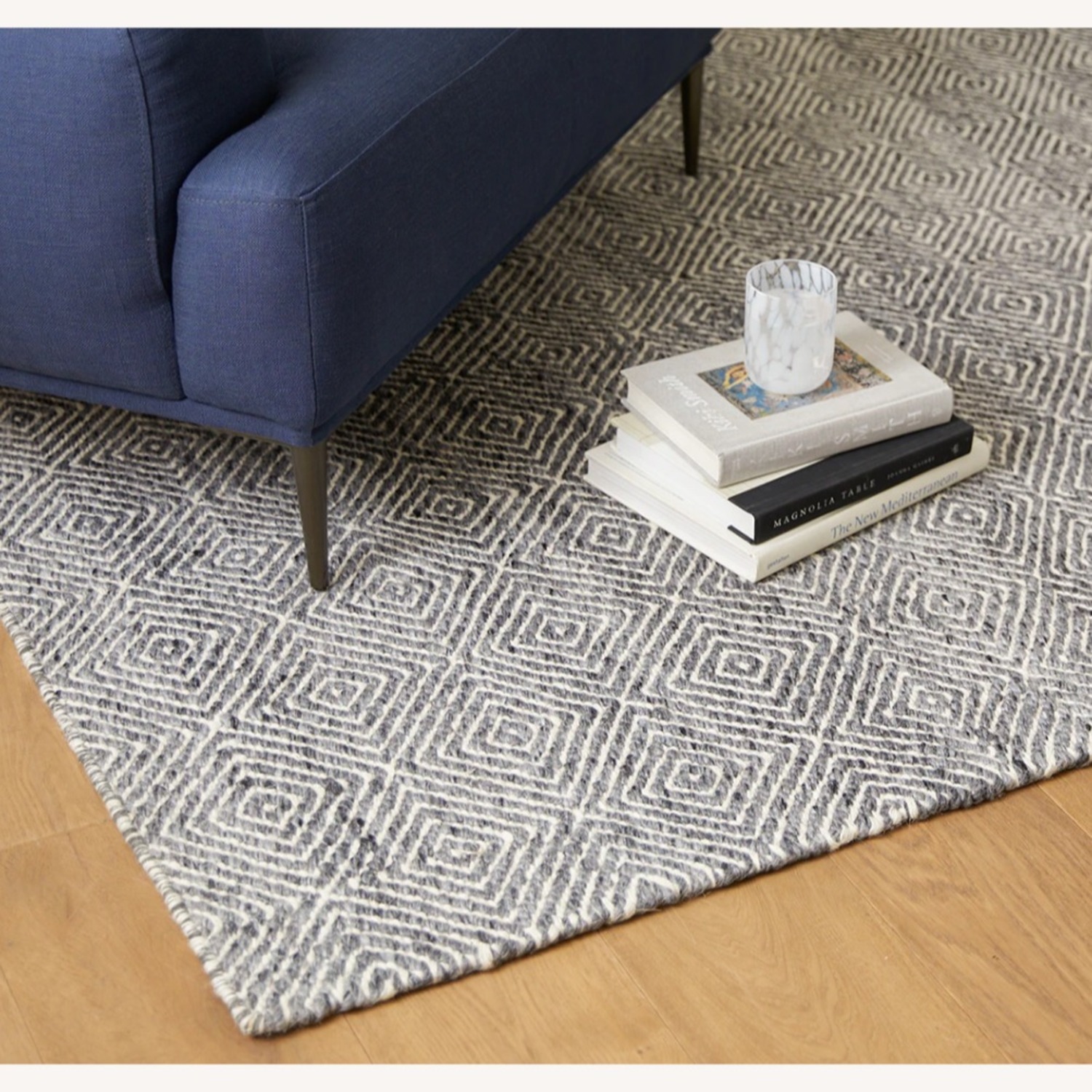 Article Bovi Light Gray Fabric Area Rug 8' x 10' - image-1