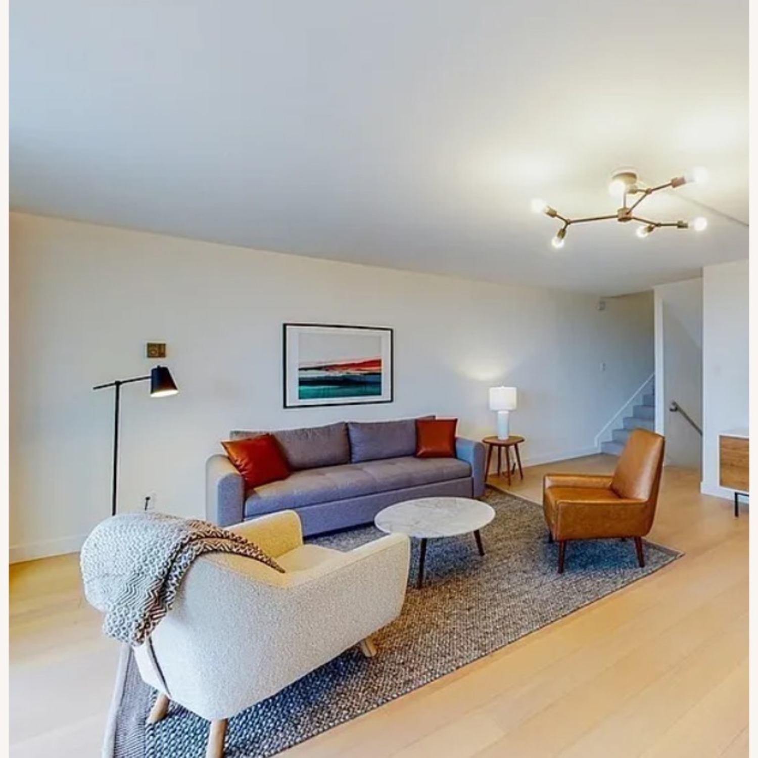 Article Bovi Light Gray Fabric Area Rug 8' x 10' - image-3