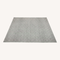 Article Bovi Light Gray Fabric Area Rug 8' x 10'