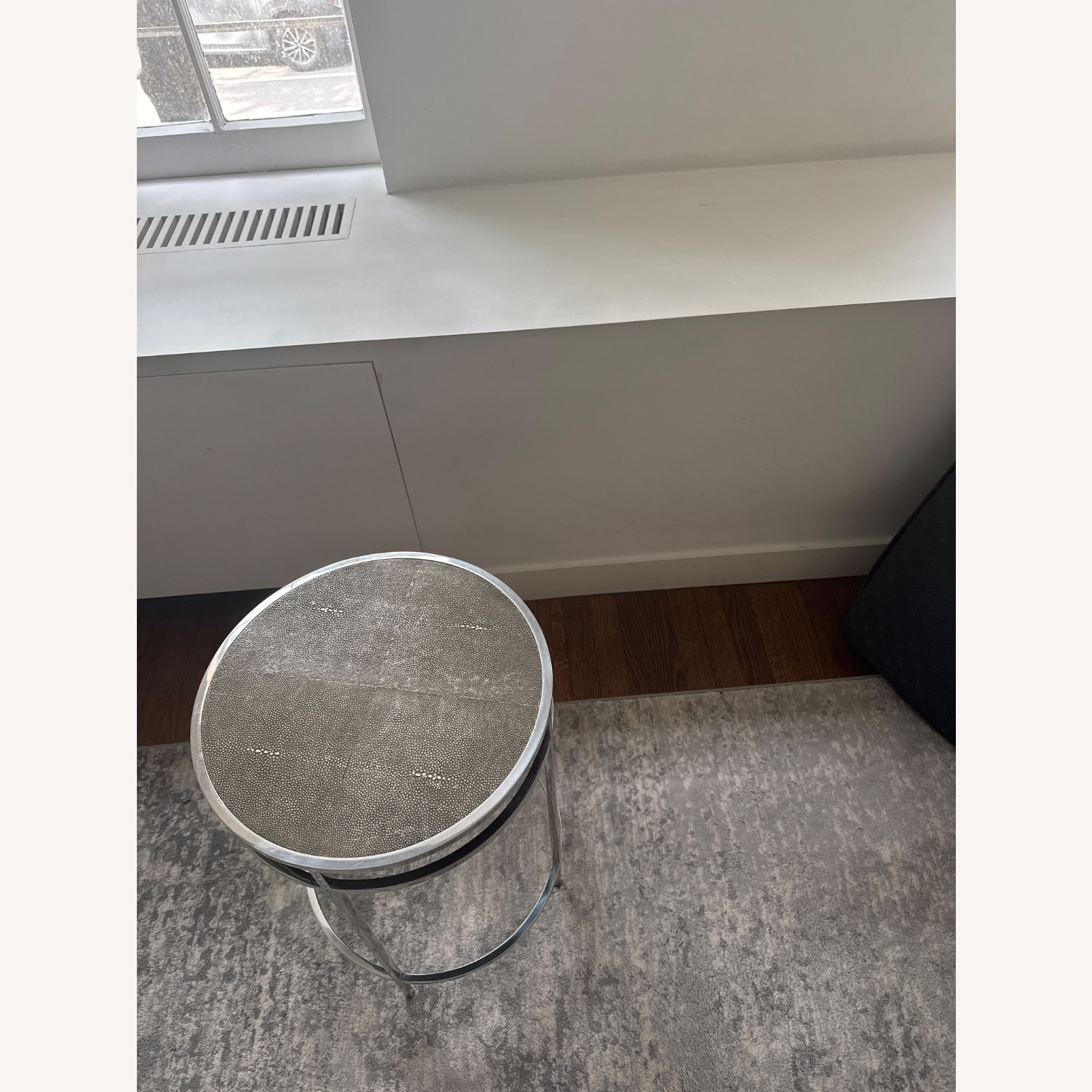 Robert Bryan Home Silver Metal Side Table - image-5