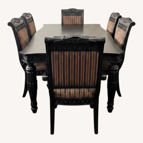 Used Ashley Furniture Black Wood Dining Sets for sale on AptDeco