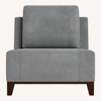 Holly Hunt Ofuro Light Blue Accent Chairs