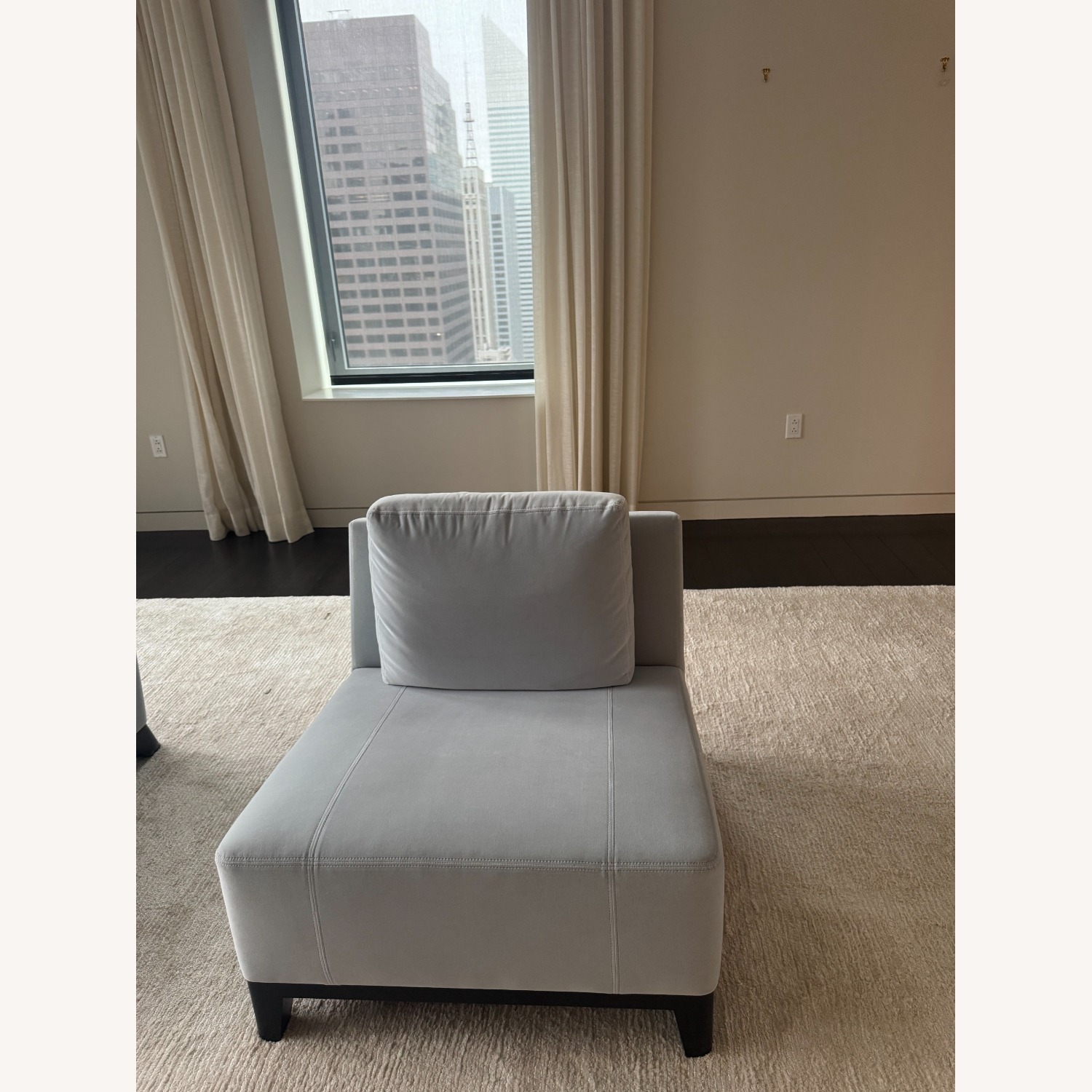 Holly Hunt Ofuro Light Blue Accent Chairs - image-2