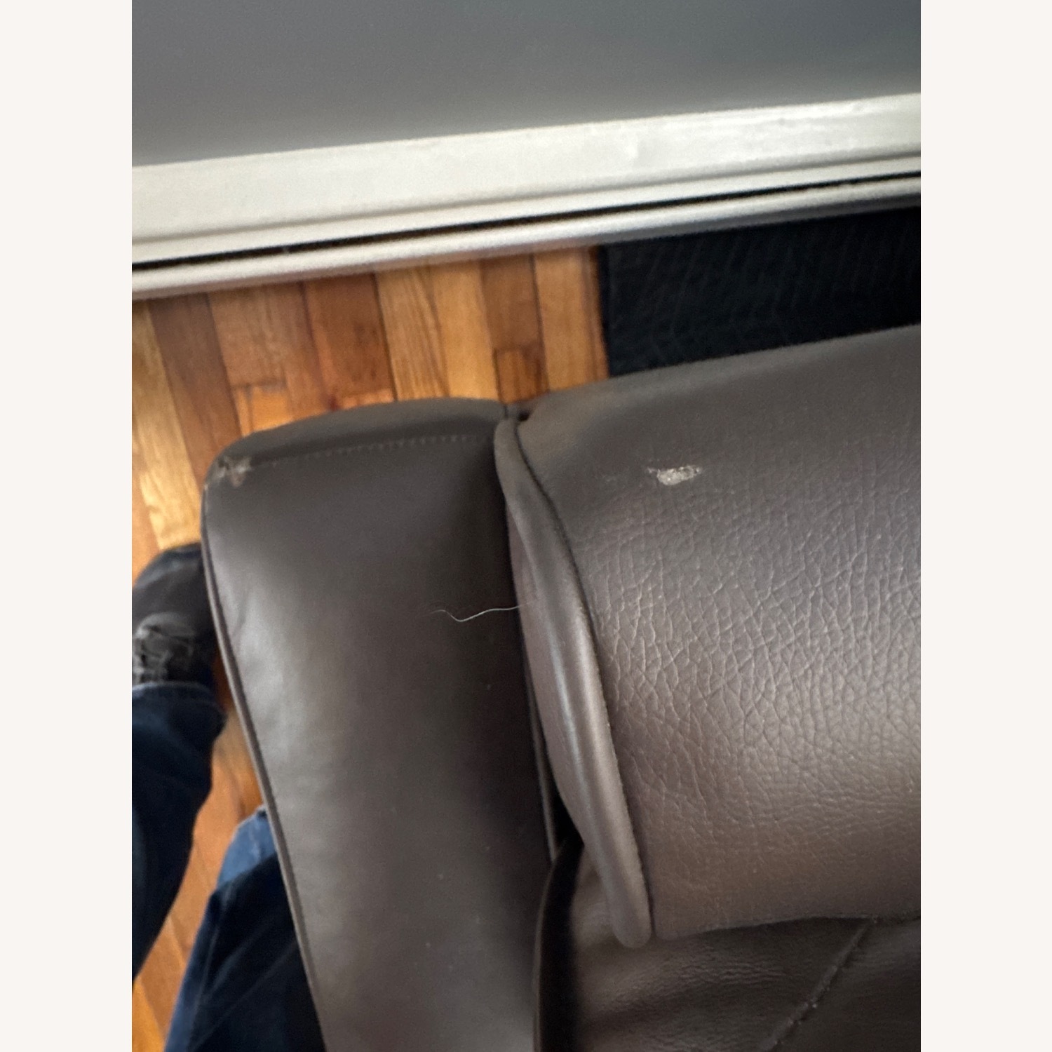 Raymour & Flanigan Bryce Dark Brown 3+ Seater Sofa - image-4