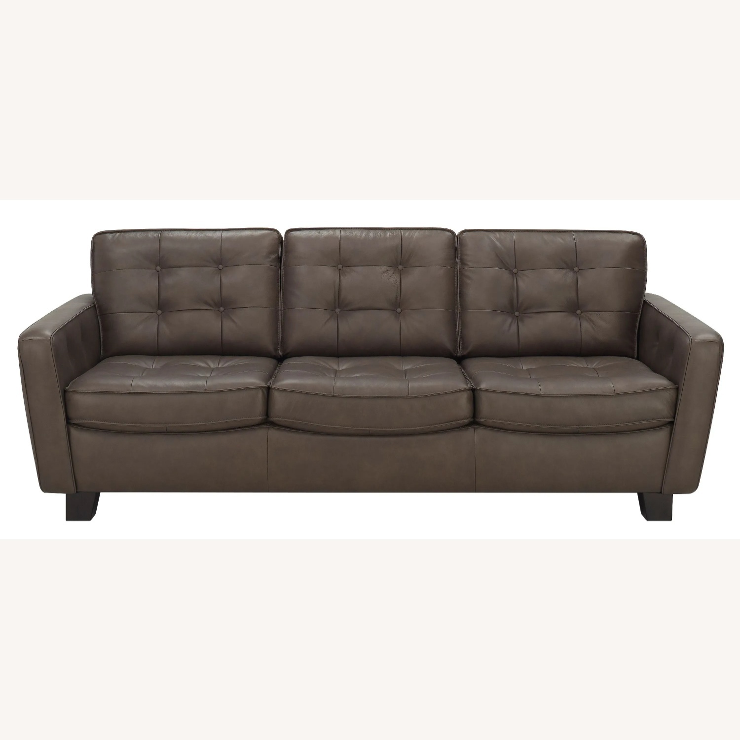 Raymour & Flanigan Bryce Dark Brown 3+ Seater Sofa - image-6