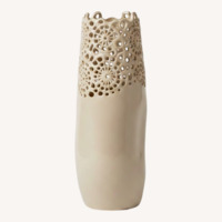 Ceramic White Vase