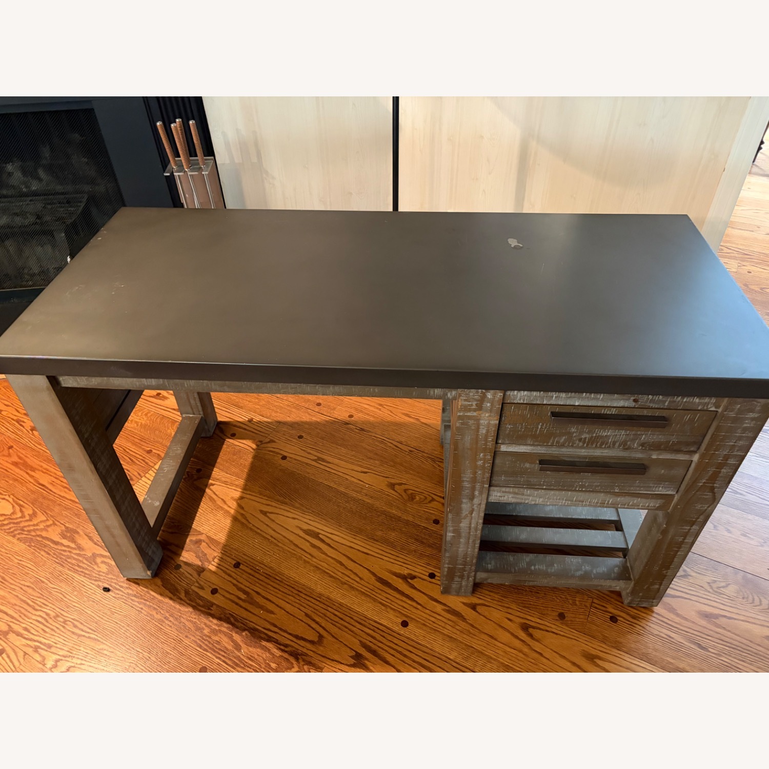 Restoration Hardware Teen Vaughn Natural Wood Desk - image-3