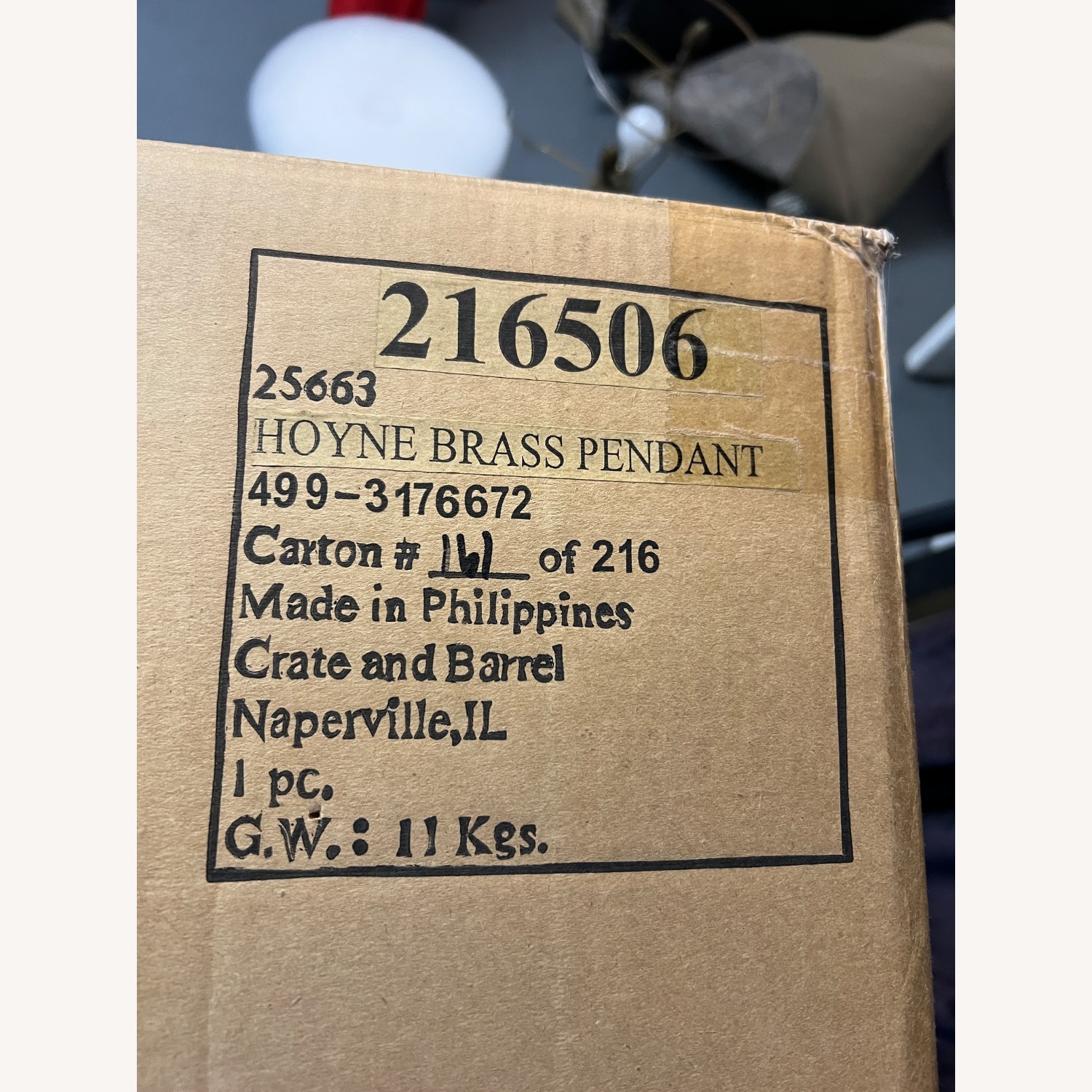 Crate & Barrel Hoyne Ceiling Lamp - image-3