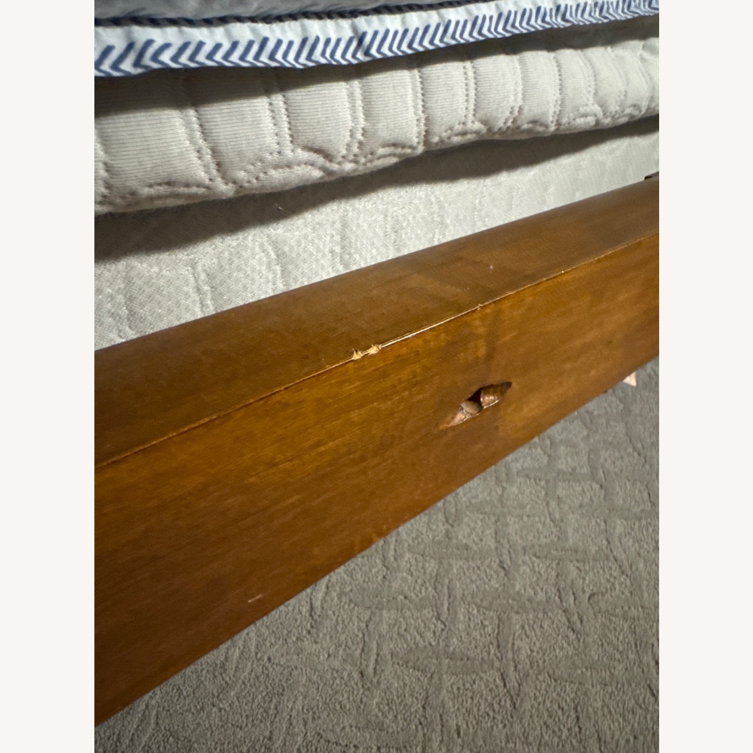 Vintage/Antique Finds Natural Wood King Bed - image-4