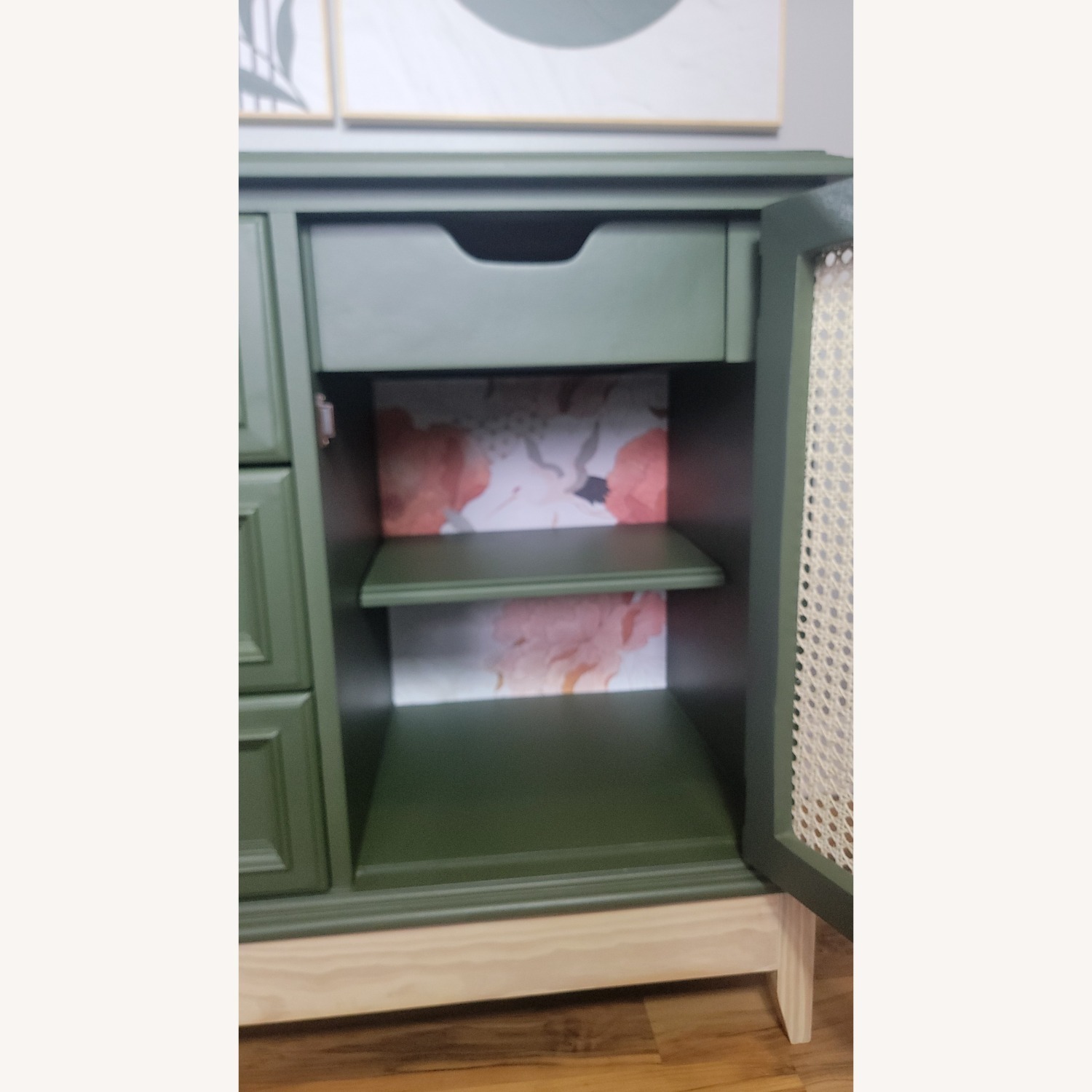 Drexel Green Solid Wood Dresser - image-3