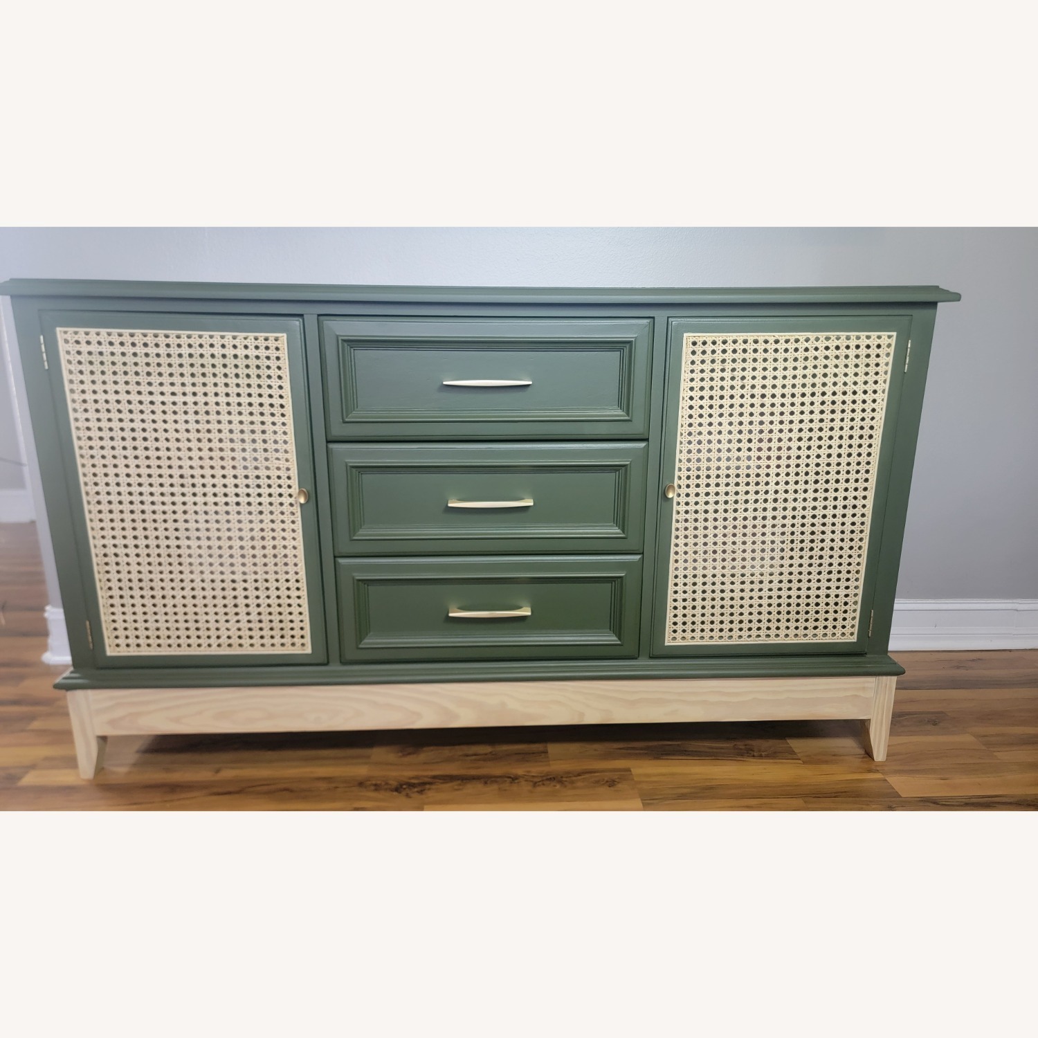 Drexel Green Solid Wood Dresser - image-2