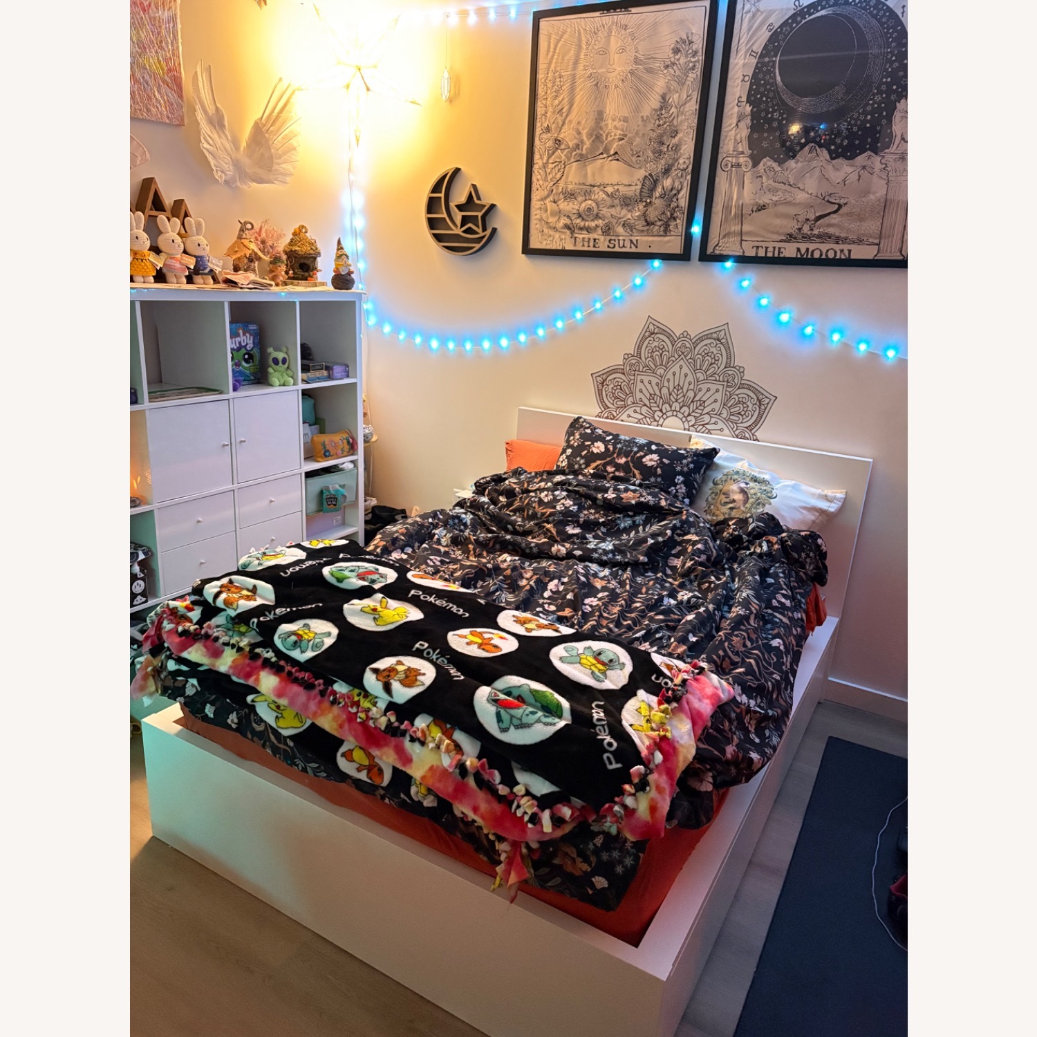 IKEA MALM White Wood Full Bed - image-2