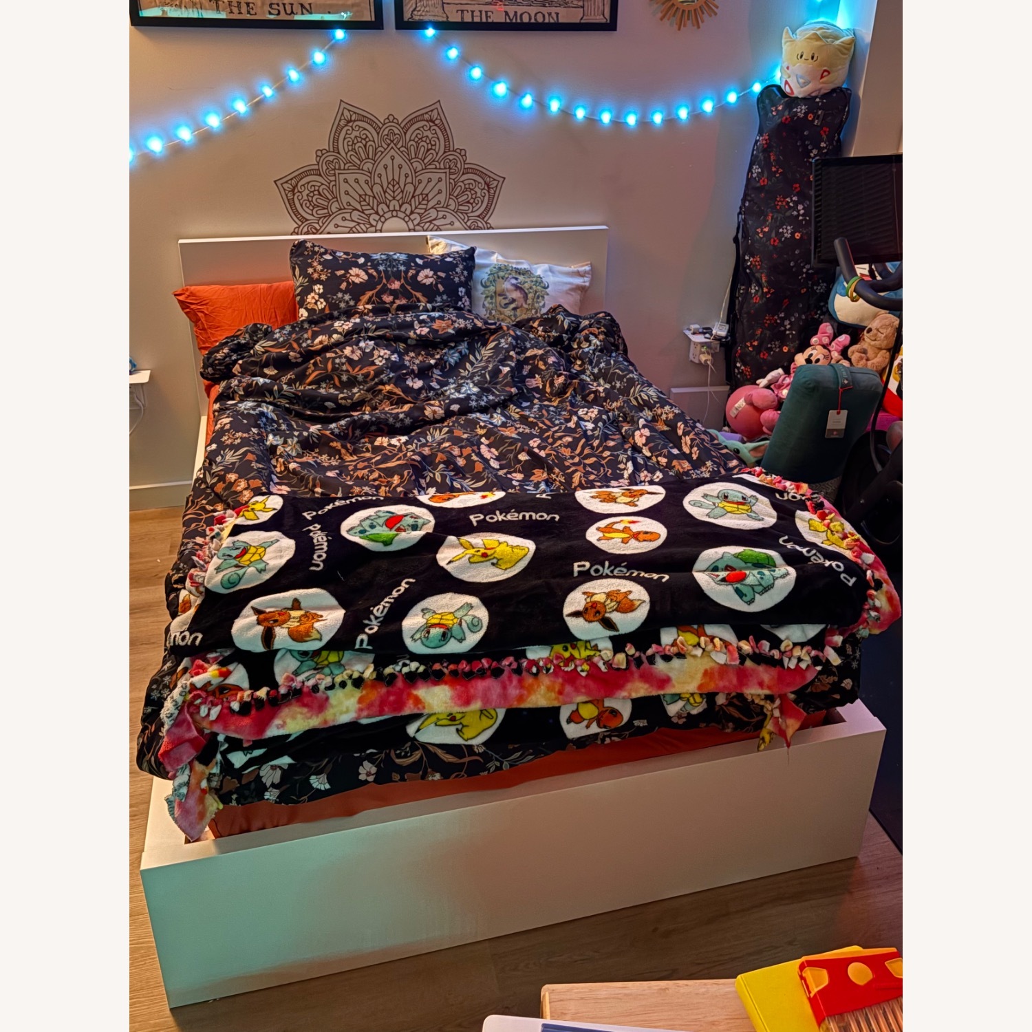 IKEA MALM White Wood Full Bed - image-4