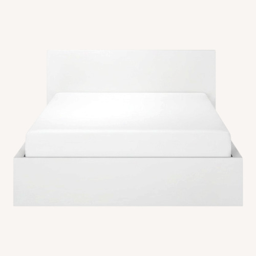 Used IKEA MALM White Wood Full Bed for sale on AptDeco