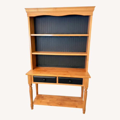 Used Two piece Farmhouse Style Hutch for sale on AptDeco
