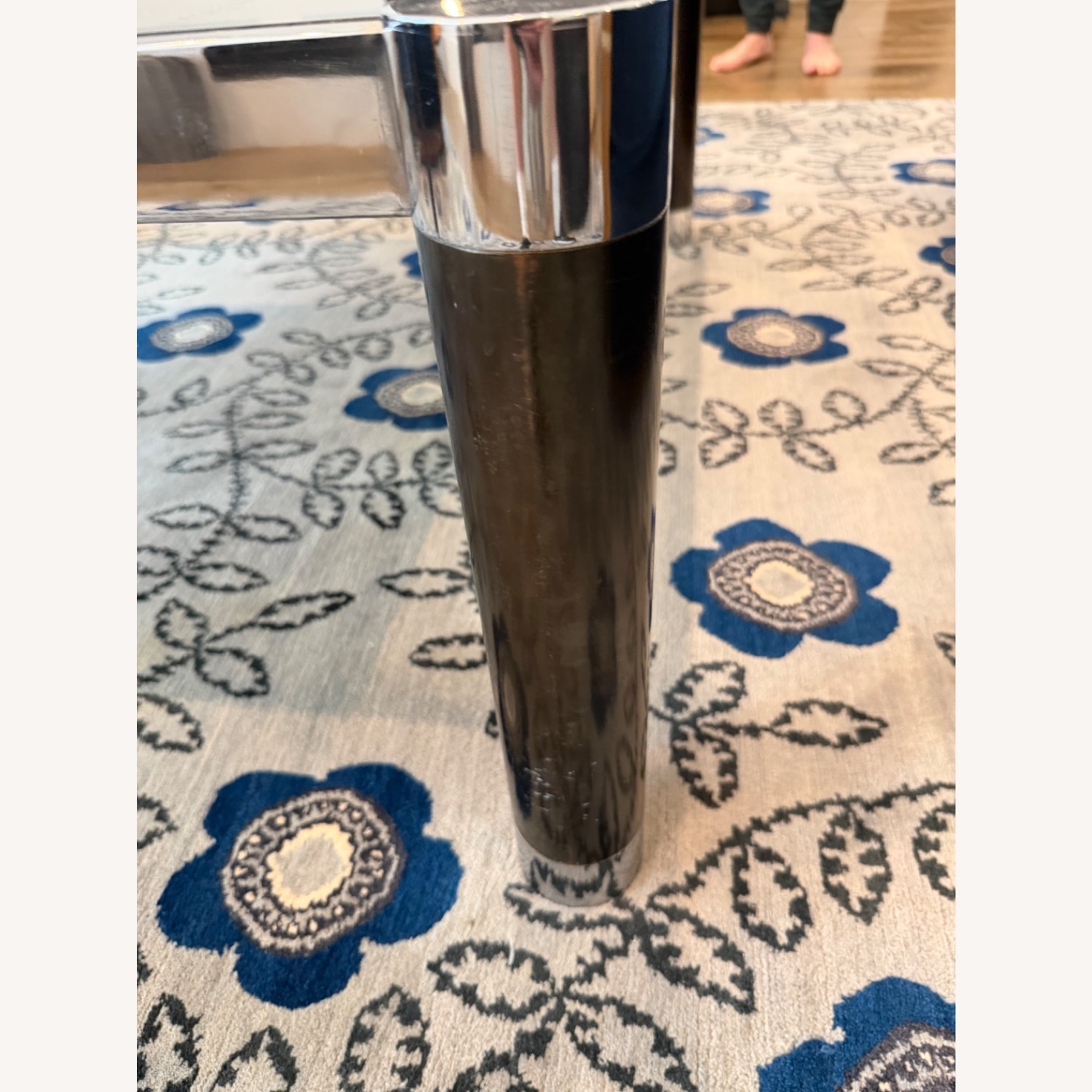 Vintage/Antique Transparent Glass Coffee Table - image-2