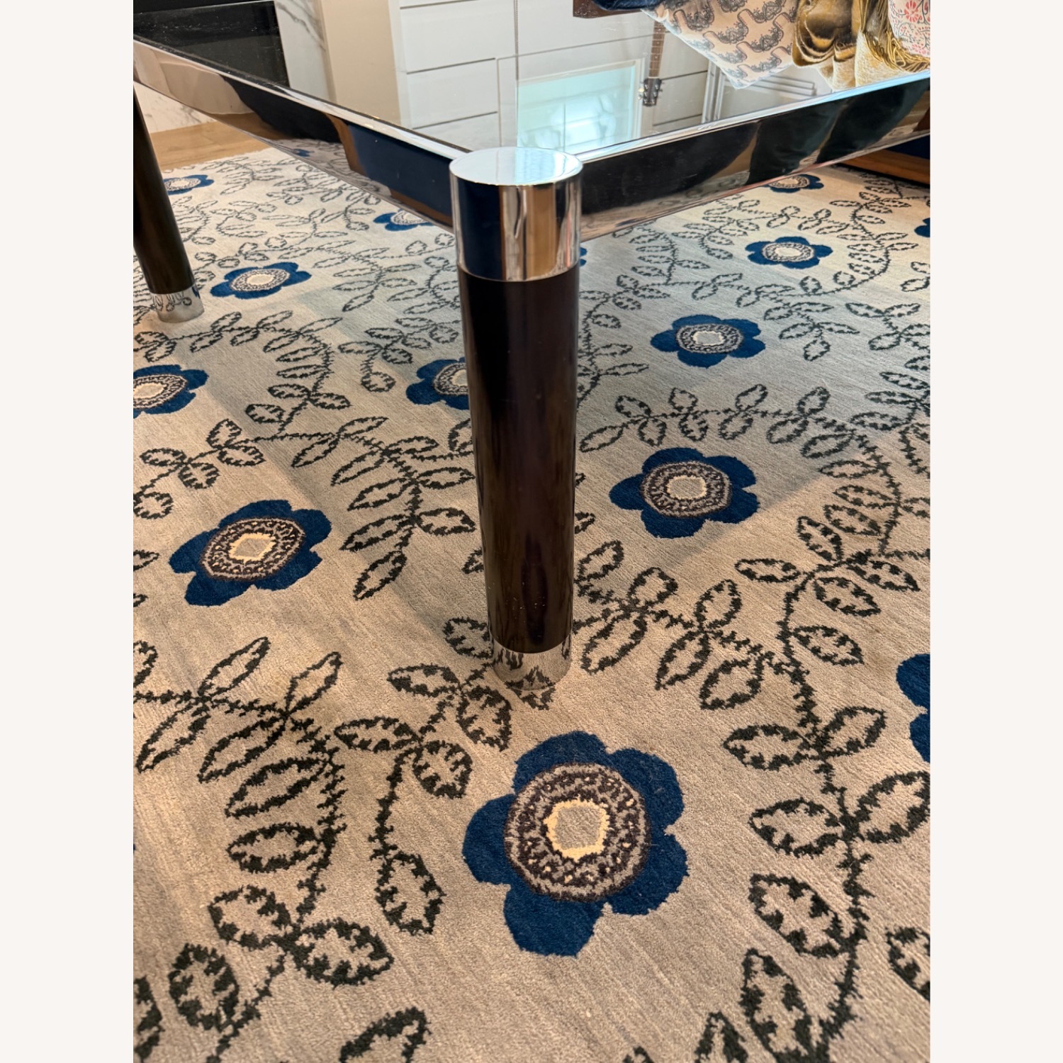 Vintage/Antique Transparent Glass Coffee Table - image-3