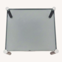 Vintage/Antique Transparent Glass Coffee Table