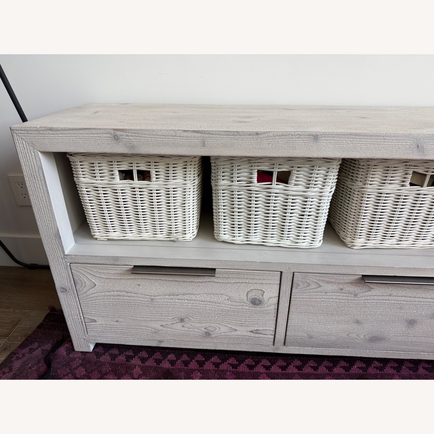 Restoration Hardware Teen Laguna White Wood Sideboard - image-3