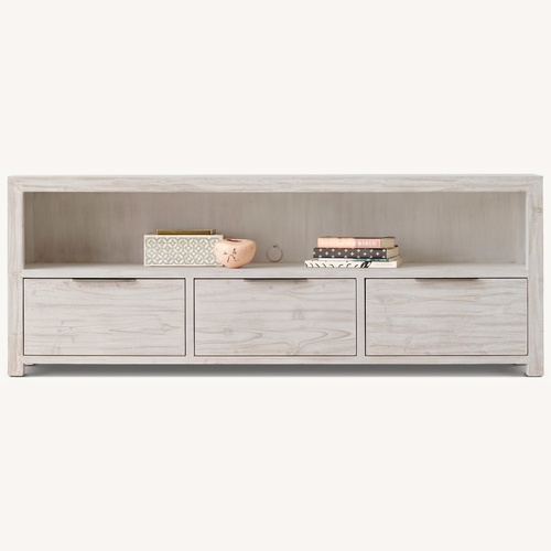 Used Restoration Hardware Teen Laguna White Wood Sideboard for sale on AptDeco
