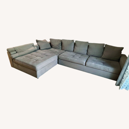 Used Jordan's Furniture Light Gray 3+ Seater Sofa for sale on AptDeco