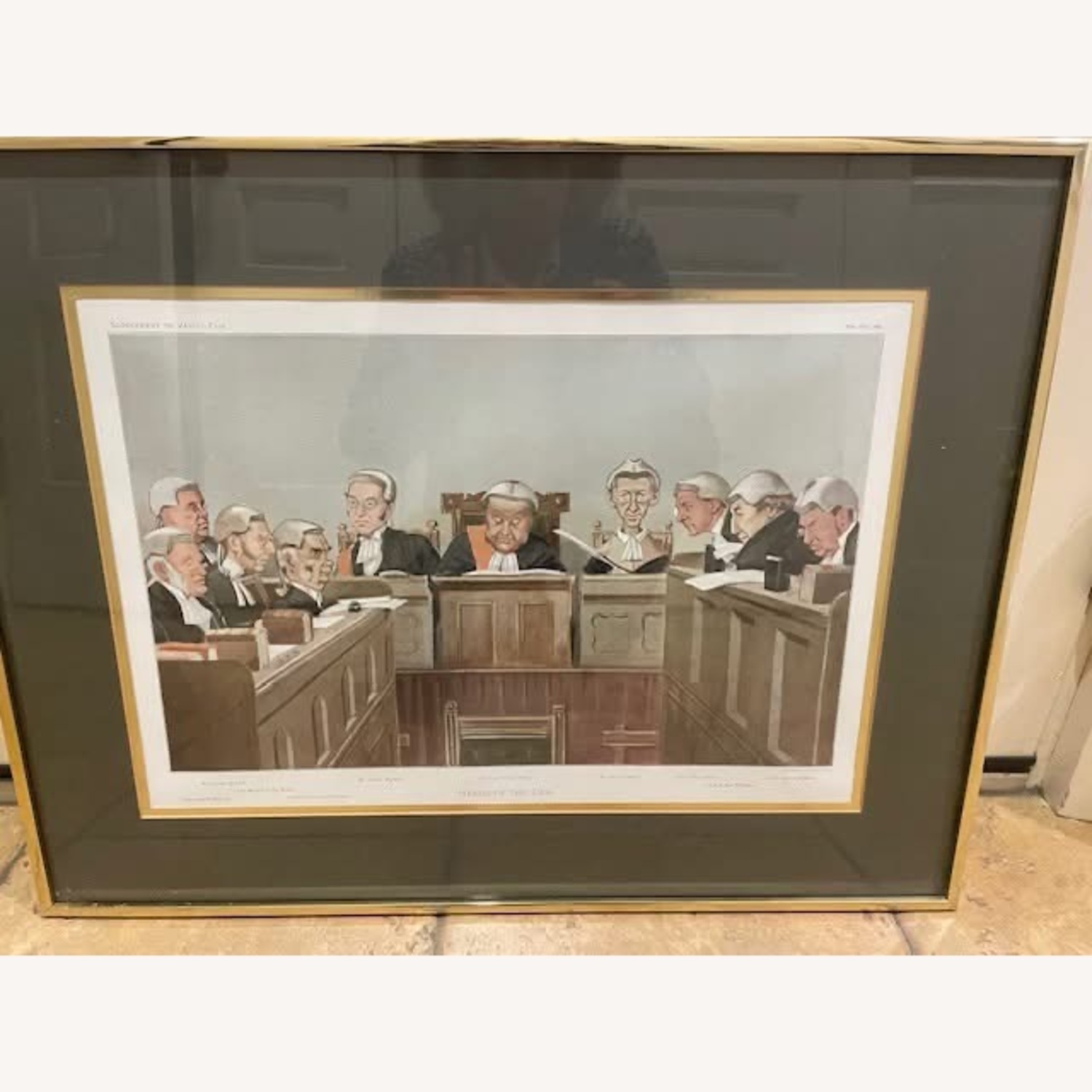 Vintage Vanity Fair Law Caricature - image-1