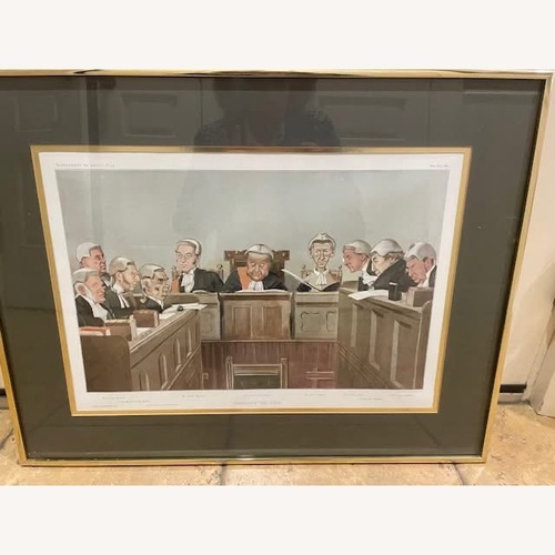 Used Vintage Vanity Fair Law Caricature for sale on AptDeco