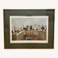 Vintage Vanity Fair Law Caricature