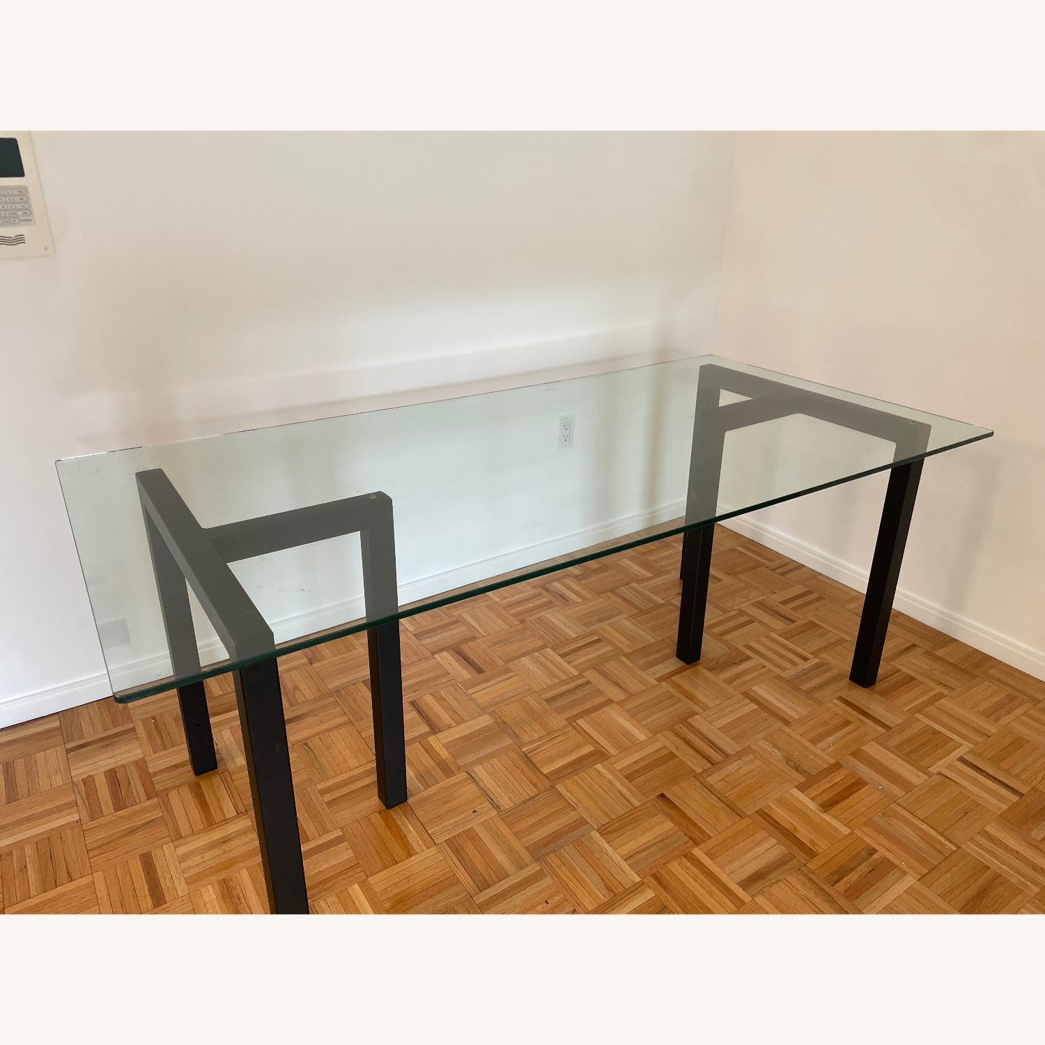 Crate & Barrel Glass Desk - image-3