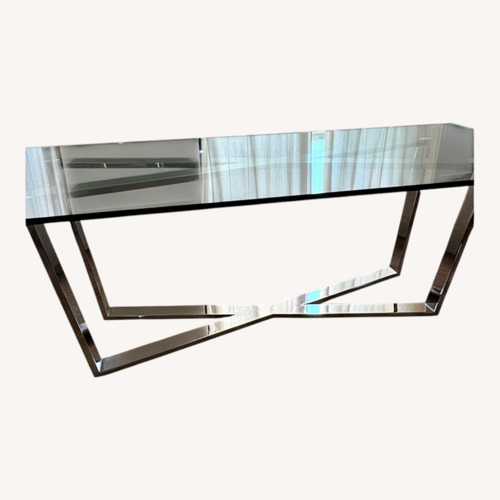 Used ARTLESS GAX Glass Dining Table - Custom Made for sale on AptDeco