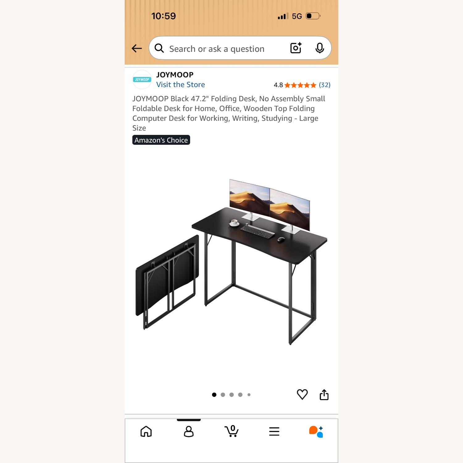 JOYMOOP Foldable Desk - image-2