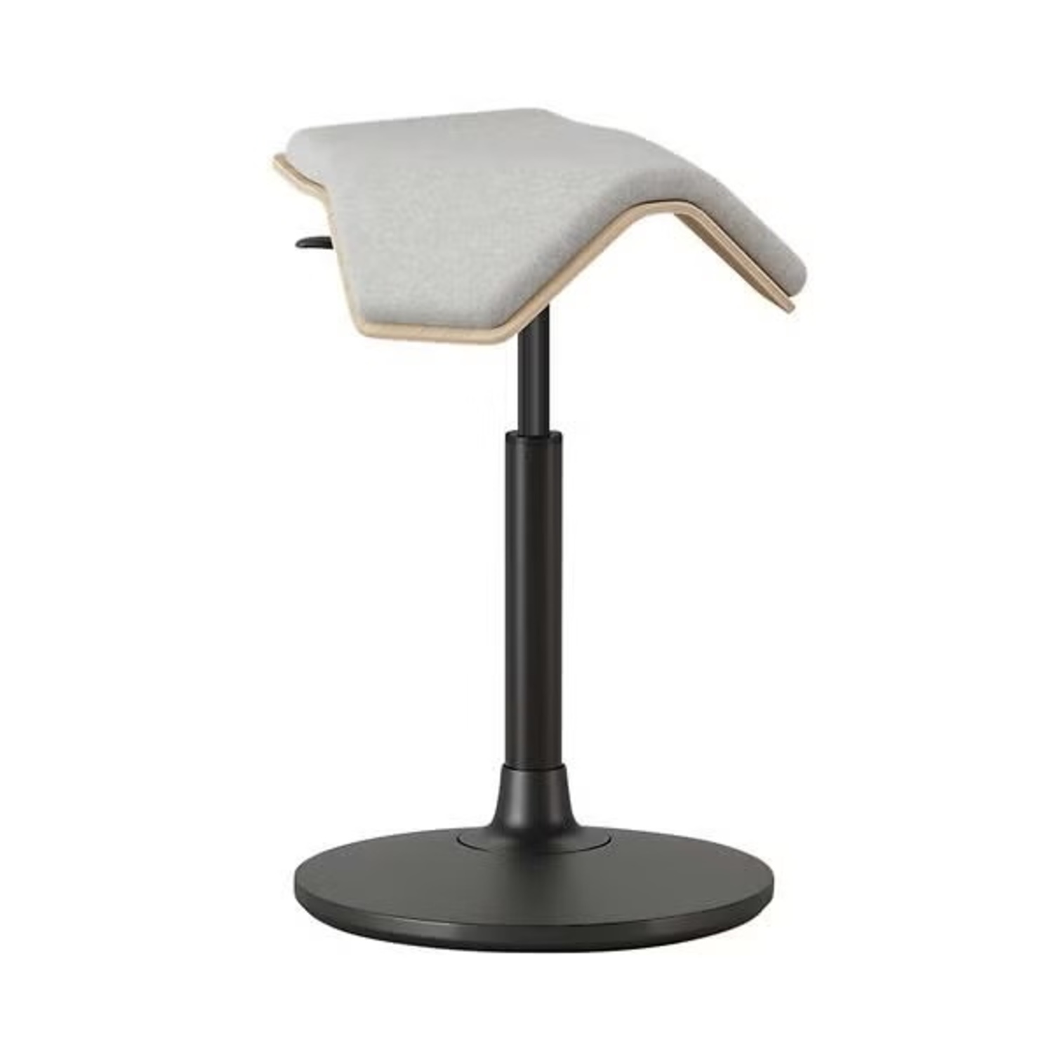 Branch Saddle Stool Light Gray Stool - image-5