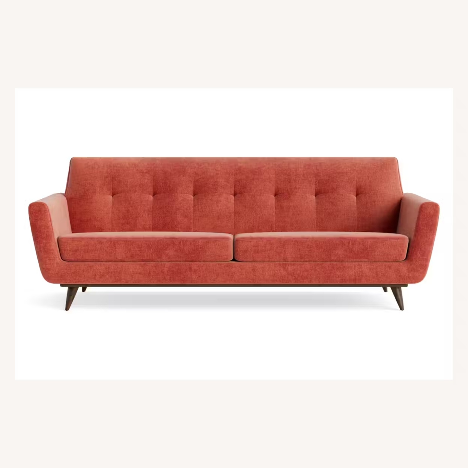 Joybird Hughes Orange Fabric 3+ Seater Sofa - image-7